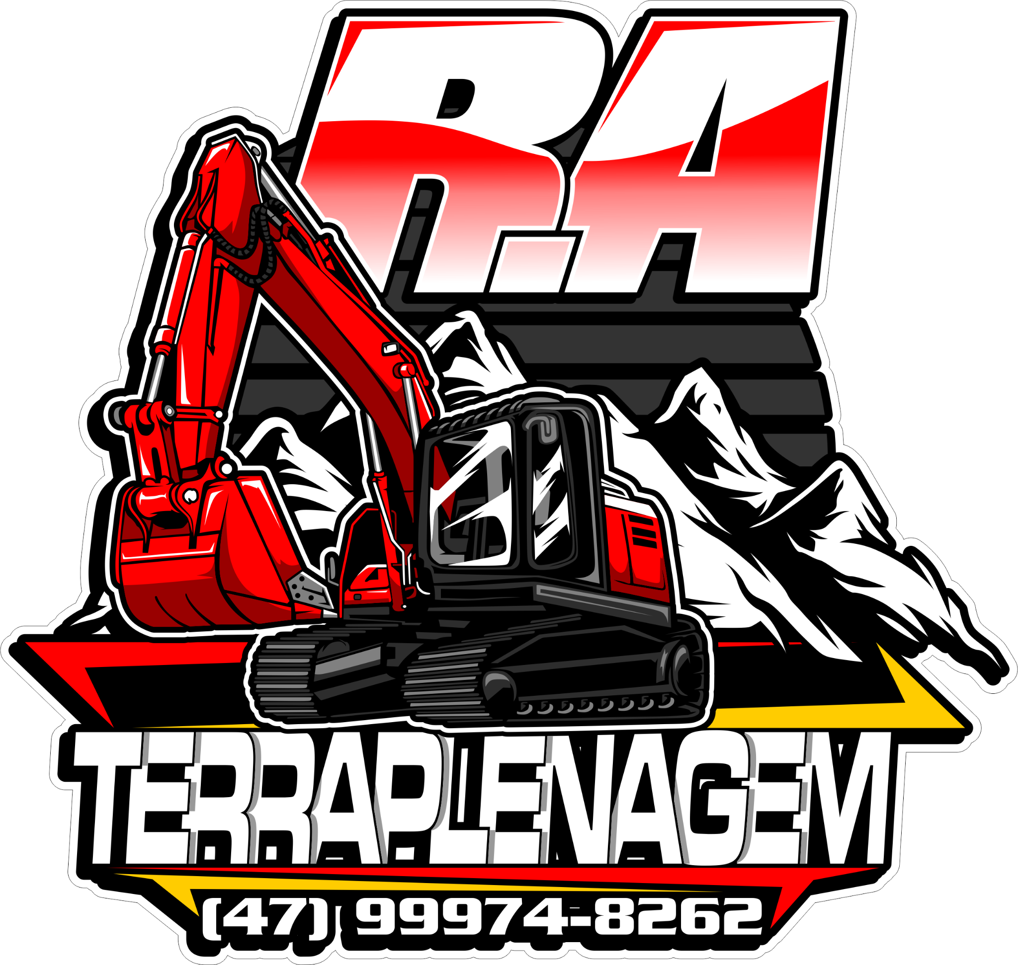 Logotipo R.A. Terraplenagem